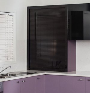 Aluminium gloss black