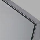 Aluminium framed mirror