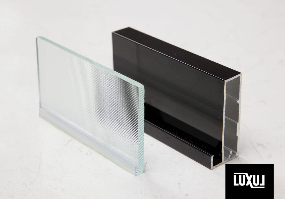 Satinlite Toughened Glass Aluminium Door Insert